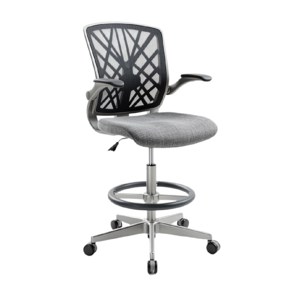 **Ergonomische bureaustoel met netrug en verstelbare zithoogte**